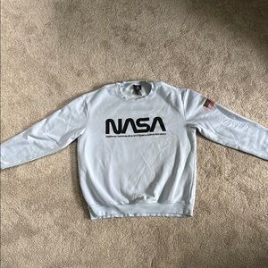 Light Blue H&M NASA Men's Sweater